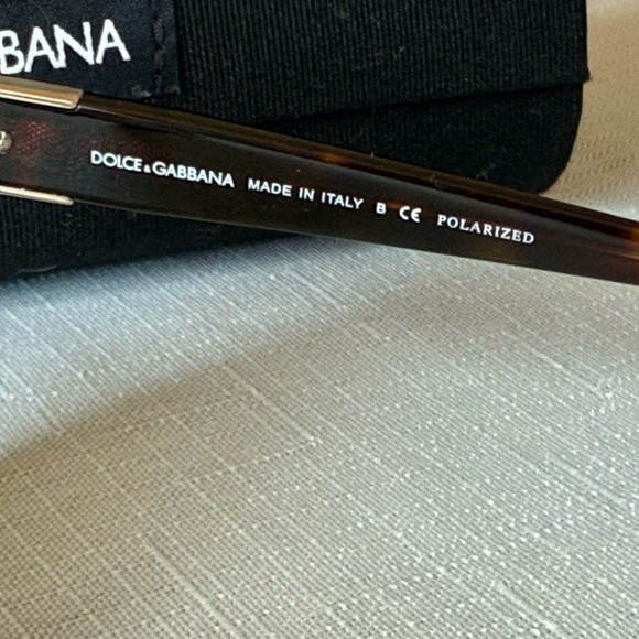 Dolce & Gabbana Tortoise Brown Sunglasses Made in Italy- Polarized - Picture 8 of 16